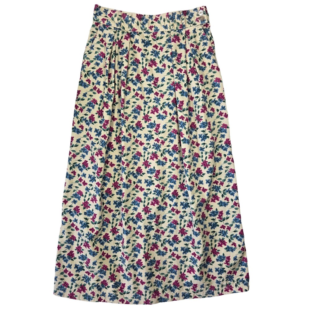 Vtg Woolrich Shirt Womens‎ 10 Floral Maxi Cottagecore Peasant Prairie Modest 90s